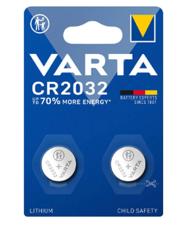 VARTA PİL DÜĞME 2'Lİ-CR 2032